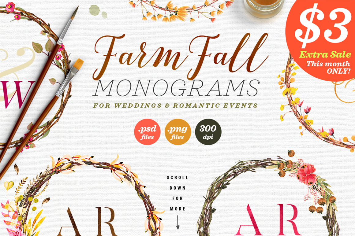 8 Farm Fall Wedding Monograms VIII Crafts Review
