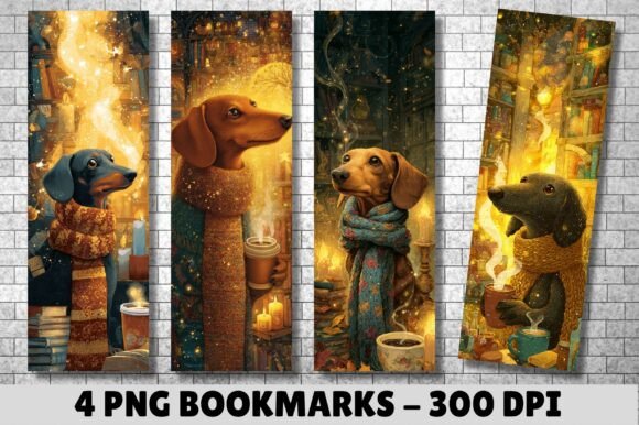 Cozy Dachshund Coffee Library Bookmark Review