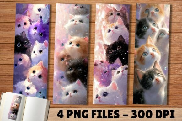 Cute Kitten Galaxy Cat Lover Bookmark Review