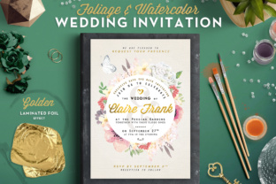 Foliage Watercolor Wedding Invite II Review