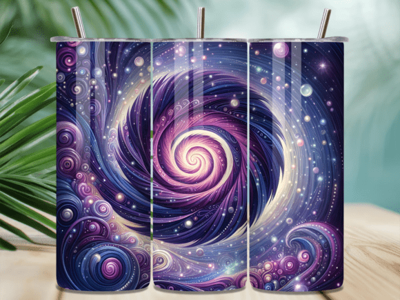 Galaxy Vortex Purple Swirl Tumbler Wrap Review