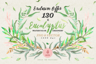 Greenery Watercolor Eucalyptus 1 Review