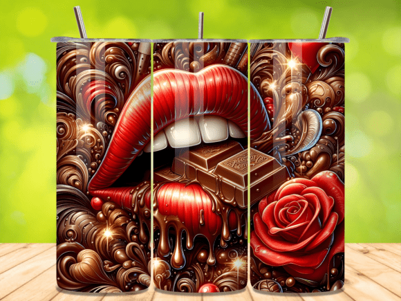 Review: Melting Chocolate Lips Valentine Tumbler