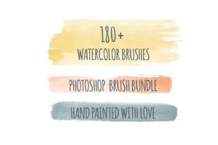 Reviewing 180 Handmade Watercolor PS Brushes