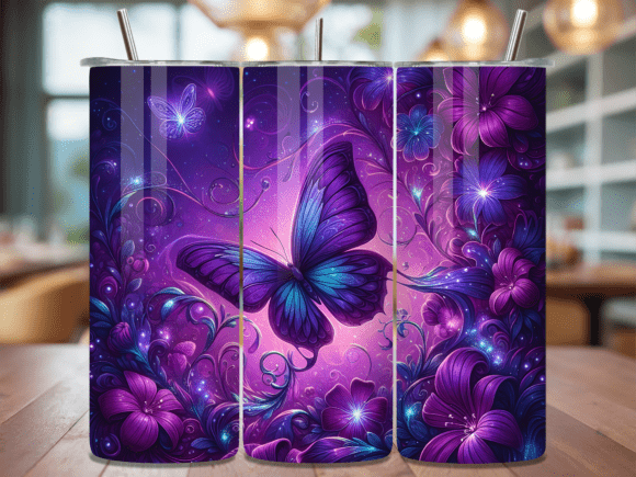 Teal Meadow Butterflies Grass Tumbler Wraps Review