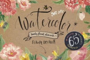 Watercolor Flower DIY Pack: A Designer Review